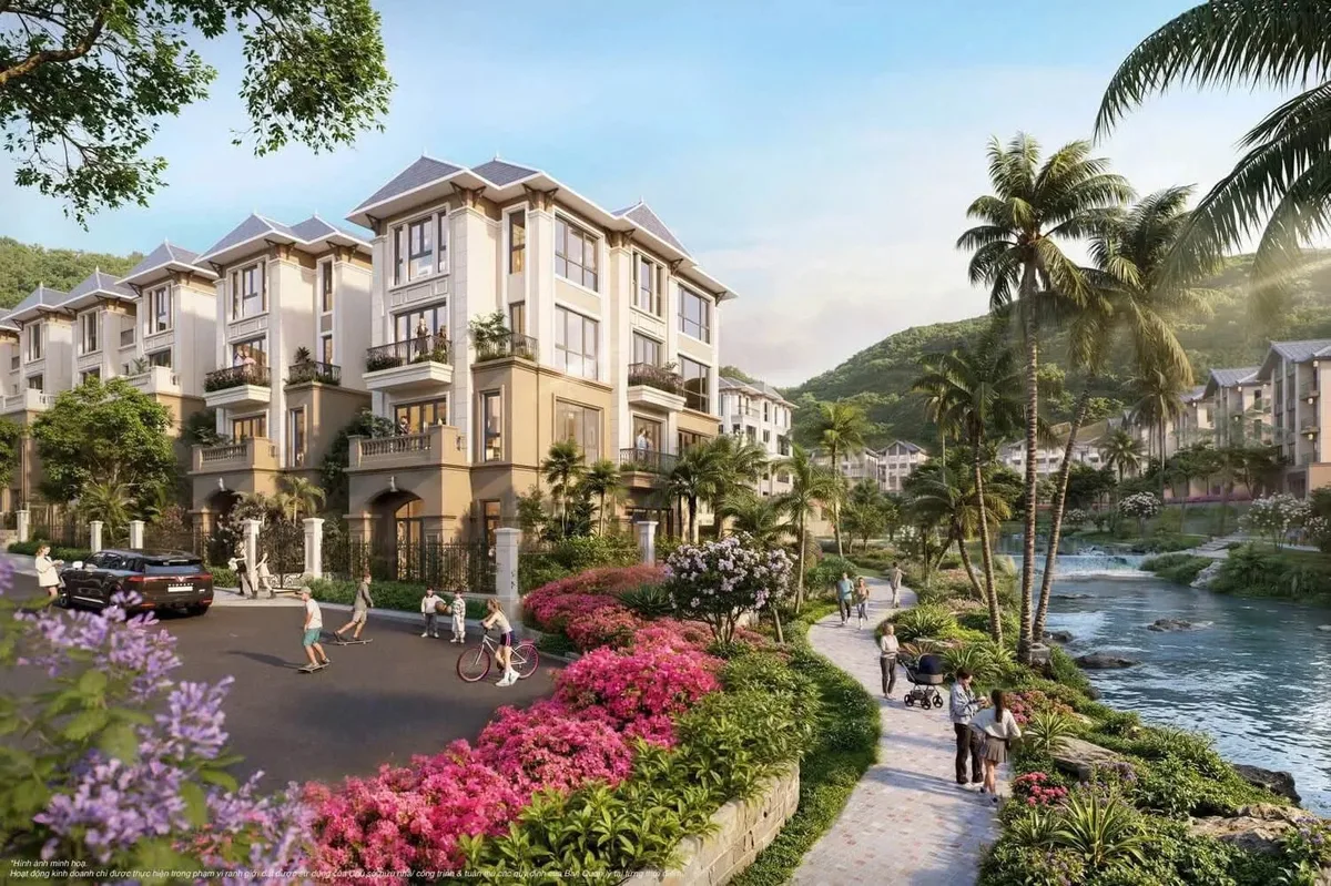 Ảnh minh họa biệt thự sân vườn tại dự án Vinhomes