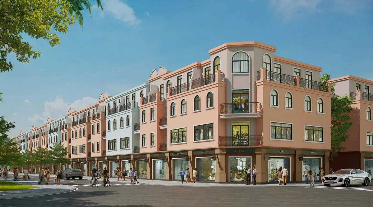 Ảnh minh họa nhà phố góc tại dự án Vinhomes