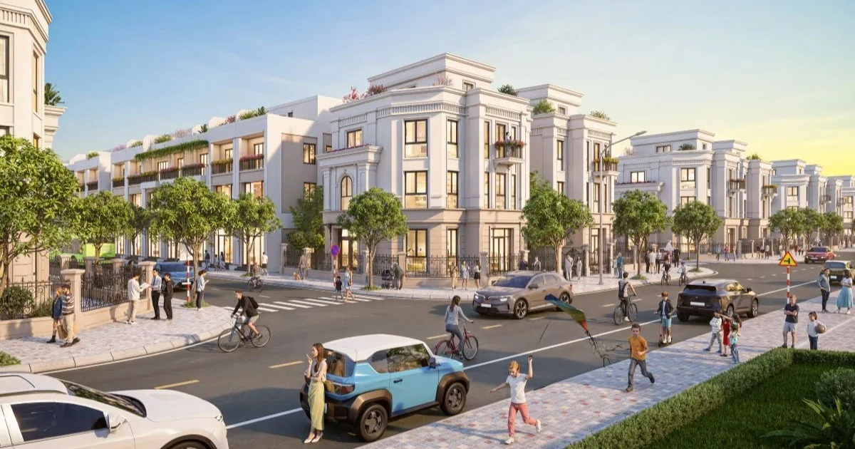 Ảnh minh họa nhà phố liền kề tại dự án Vinhomes